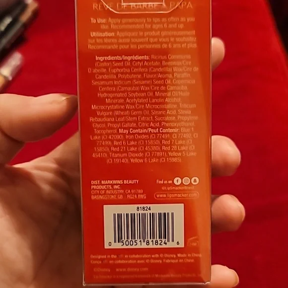 Disney Lip smacker Minnie Chrome Mouse signature Flavored Lip Balm cotton candy - Picture 2 of 2